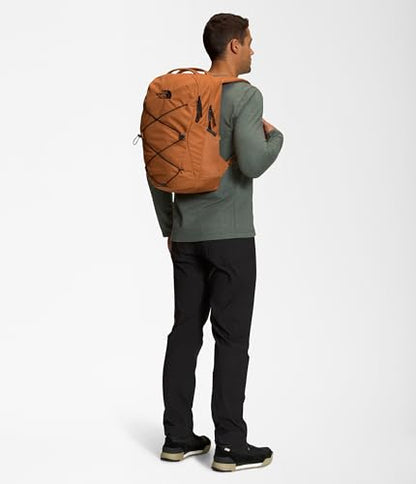 The North Face Jester Everyday Laptop Backpack, Leather Brwn/Blk-NPF, OSFA | Commuter Daypack, Water Repellent, Laptop Sleeve - color: Leather Brown/Tnf Black-npf