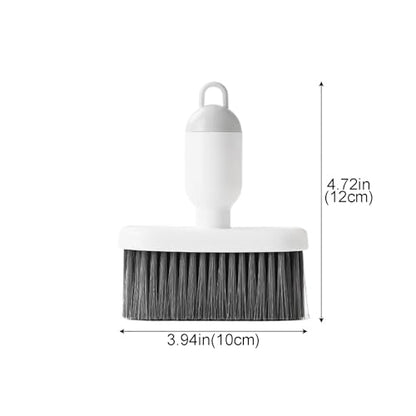 1 Pack 2 in 1 Keyboard Cleaning Brush,Soft Bristle Scraper Crevice Cleaner for Laptops,Keyboards,Window Tracks,Narrow Gaps,Portable Dust Removal Tool for Home Office - color: White