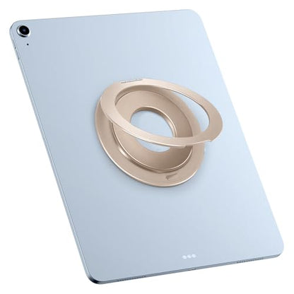 Tablet Ring Holder - Adjustable Universal Tablet Hand Strap Holder Stand | 360 Degree Handle Grip Adhesive Handle Mount for iPad Air Pro Mini /Galaxy Tab/ Lenovo/Xiaomi/Huawei/Kindle All 7-13" Device - color: Gold