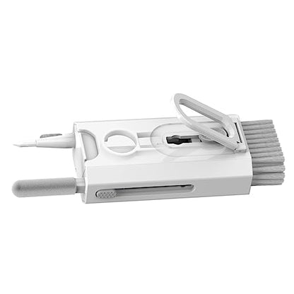 Multifunctional Cleaning Kit for Electronics Includes Keyboard Screen Brush and Headset Cleaning Tools Compact and Portable for Laptops Phones and Headphones