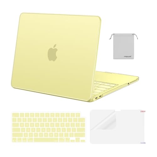 MOSISO Compatible with MacBook Neo Case 13 inch 2026 A3404 A18 Pro Chip | 4 in 1 Kit Precision Fit Crack & Scratch Resistant Protective Hard Shell Case Cover, Citrus - color: Citrus