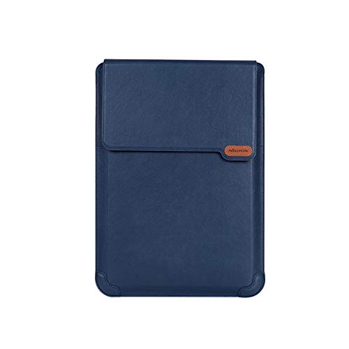 Nillkin Laptop Sleeve 15.6 inch (3-in1), MacBook Sleeve with Adjustable Stand & Mouse Pad, 2 Stand Modes, 15 inch Laptop Case, Slim MacBook Accessories for Samsung/Surface/Chromebook 13-15.6'', Blue - color: Blue