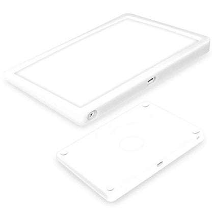 Silicone case for Magic Trackpad 2 Silicon case for Apple Wireless Touchpad Apple Trackpad Protective Cover，Anti-dust and Anti-Scratch Washable Wear-Resistant Silicone Skin (White) - color: white