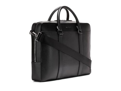 Cole Haan Men's Triboro Leather Briefcase - color: Black