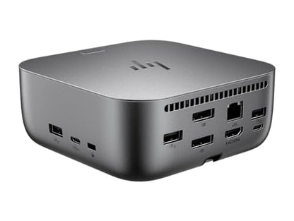 HP Thunderbolt 4 100W G6 Dock (9X472UT#ABA) + ZoomSpeed 6-ft DisplayPort Cable + ZoomSpeed 6-ft HDMI Cable + ZoomSpeed 6-ft Ethernet Cable + AOM Microfiber Cleaning Cloth
