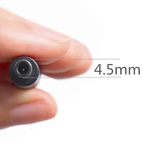 2Pack 1FT 4.5x3.0mm DC Bare Cord Power Pigtail Cable for Dell Laptop Repair | 4.5x3.0mm Small Pin Male, 3 Wire Open End Cable,0.3M Powe Adapter Cord for Dell Latitude XPS Inspiron Power Supply DIY Cable - size: 4.5x3.0mm Male