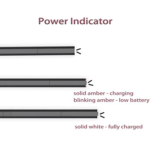MPP 2.0 Tilt Stylus Pen for HP Active Rechargeable Tilt Pen MPP 2,Black | Compatible HP Omnibook X Flip/Envy X360/Pavilion X360/Specter X360 Magnetic Barrel, with 4096 Levels Pressure&Erase Function - color: Black