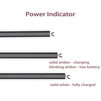 MPP 2.0 Tilt Stylus Pen for HP Active Rechargeable Tilt Pen MPP 2,Black | Compatible HP Omnibook X Flip/Envy X360/Pavilion X360/Specter X360 Magnetic Barrel, with 4096 Levels Pressure&Erase Function - color: Black