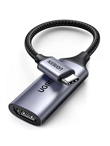 UGREEN Unidirectional USB C to HDMI Adapter Cable 4K@60Hz Aluminum Design | USB 3.1 to HDMI 2.0, Compatible with iPhone 17/16 Pro Max, iPad Mini Air, MacBook Pro, Galaxy S26 Ultra, iMac XPS 17