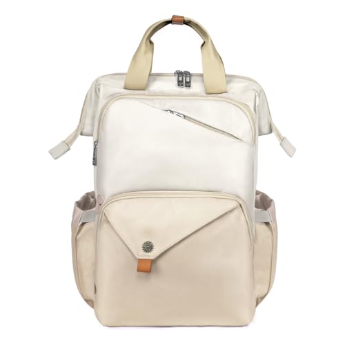 Hap Tim Laptop Backpack for Women - Work & Travel, Khaki (7651-KK) - color: Khaki