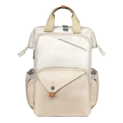 Hap Tim Laptop Backpack for Women - Work & Travel, Khaki (7651-KK) - color: Khaki
