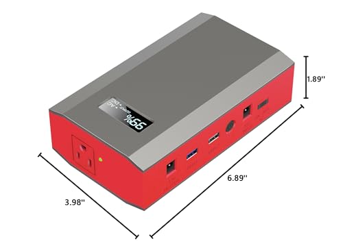 ZeroKor Portable Power Bank with Solar Panel 40W, Portable Laptop Charger with AC Outlet for Home Use Tent Camping RV Life