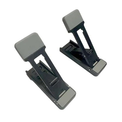 2Pcs Foldable Laptop Stand Portable Notebook Holder Adjustable Cooling Bracket For Laptop Tablet Ergonomic Laptop Tablet Stand - color: Black