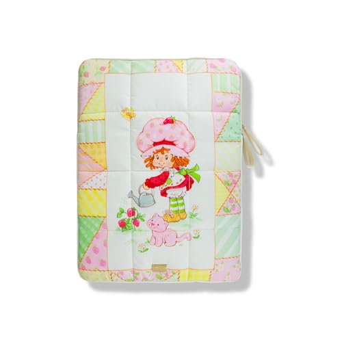 Sonix | Puffy Laptop Sleeve | 15-16 Inch, Quilted Pillow Puffer Laptop Carrying Case, Computer Sleeve | Strawberry Shortcake Patchwork Floral - color: Strawberry Shortcake Patchwork Floral