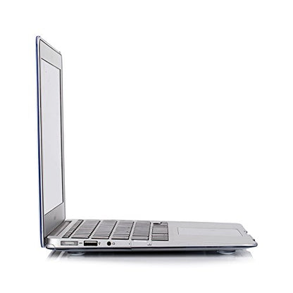 RUBAN Case Compatible with MacBook Air 13 Inch (Models: A1369 & A1466, Older Version 2010-2017 Release), Slim Snap On Hard Shell Protective Cover and Keyboard Cover, Crystal Clear - color: Crystal Clear