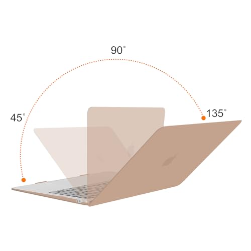 MOSISO Compatible with MacBook Air 13 inch Case M1 2021 2020 2019 2018 | A2337 A2179 A1932, Protective Hard Shell&Keyboard Cover&Screen Film&Pouch for MacBook Air 13.3 inch Case, Bronze Brown - color: Bronze Brown