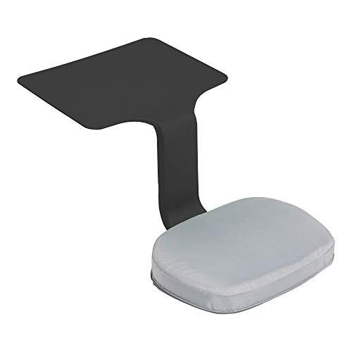 ECR4Kids The Surf Portable Lap Desk with Cushion, Flexible Seating, Black - color: Black