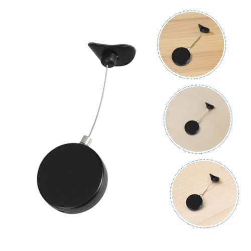 POPETPOP 2pcs Retractable Security Cable Lock Remote Control Automatic Telescopic Wire Lock for Laptops and Valuables Theft Steel Cable