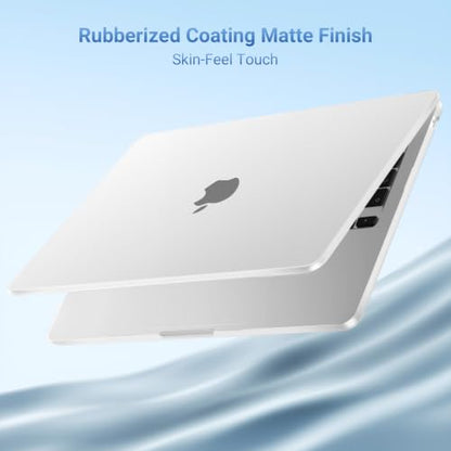 MOSISO Compatible with MacBook Air 13 inch Case M5 2026 M4 M3 M2 2025-2022 | A3449 A3240 A3113 A2681, Scratches-Resistant Protective Hard Shell for MacBook Air 13.6 inch Case, Matte Clear - color: Matte Clear
