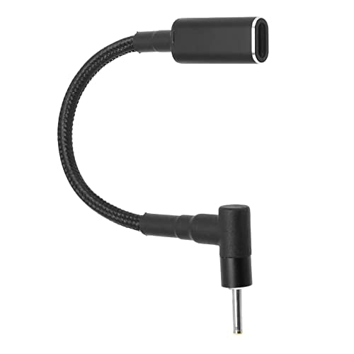 ciciglow USB C to DC Adapter, 100W 5A 20V Female to 2.5x0.7mm Male Charging Cable Converter Support PD Fast Charging, Easy to Bend, Time Use