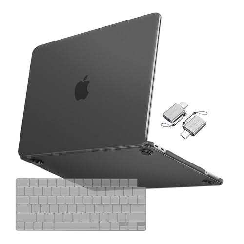 MOSISO Compatible with MacBook Neo Case 13 inch 2026 A3404 A18 Pro Chip | Ultra-Thin Precision Fit Scratch & Fingerprint Resistant Hard Shell Case&TPU Keyboard Cover&Type C, Black Clear - color: Black Clear