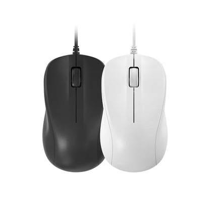 USB Silent Wired Computer Mouse with Easy Click for Office and Home, 1200DPI, Premium and Portable, Compatible with Windows PC, Laptop, Desktop, Notebook (Black) - color: Black