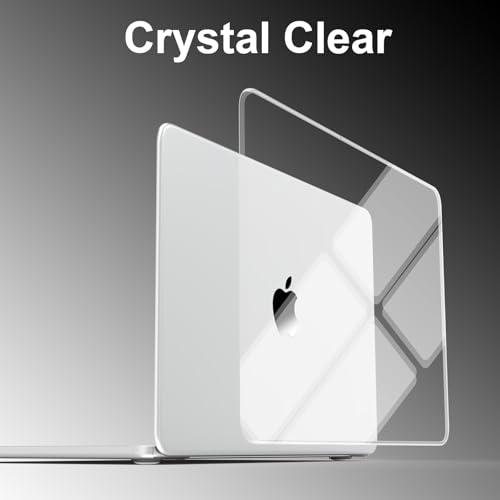 B BELK for MacBook Neo 13 Inch Case 2026 Model A3404, Crystal Clear | Scratch-Resistant, Protective Crystal Hard Shell Cover, 2 Keyboard Covers, Screen Protector - color: A Crystal Clear