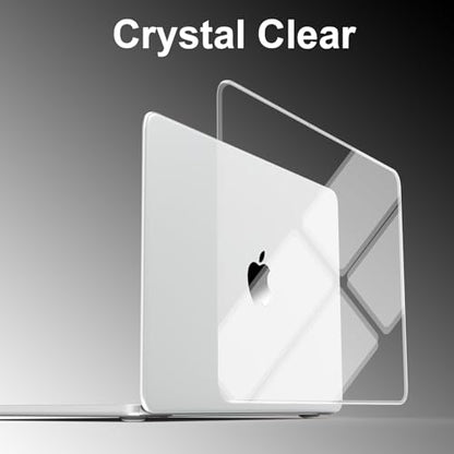 B BELK for MacBook Neo 13 Inch Case 2026 Model A3404, Crystal Clear | Scratch-Resistant, Protective Crystal Hard Shell Cover, 2 Keyboard Covers, Screen Protector - color: A Crystal Clear