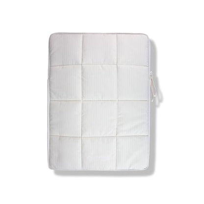 Sonix | Puffy Laptop Sleeve | 15-16 Inch, Quilted Pillow Puffer Laptop Carrying Case, Computer Sleeve | Ivory - color: Ivory