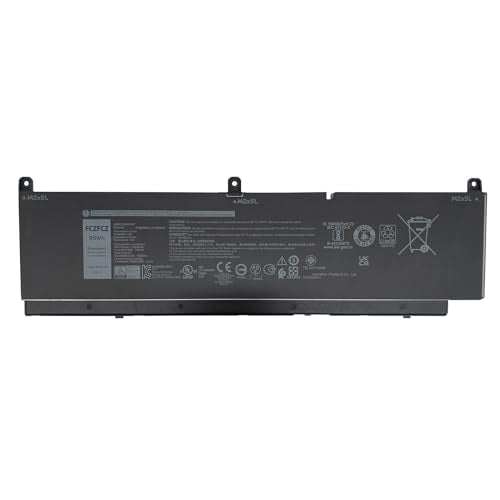 PKWVM Battery 95Wh 7922mAh C903V 068N03 0447VR 0CR72X CR72X 11.4V | Replacement for Dell Precision 7550 7560 / Precision 7750 7760 Series - size: 12.95*4.37*1.22 inch PKWVM