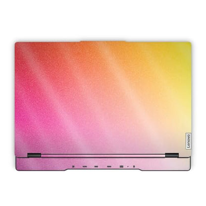 Glossy Glitter Laptop Skin Compatible with Lenovo Legion 5 Gaming Laptop (15IRX9) 2024 - Sunset Blur - Premium 3M Vinyl Protective Wrap Decal Cover - Easy to Apply | Crafted in the USA - color: Sunset Blur, size: Legion 5 Gaming (15IRX9) 2024 Top Skin Onl