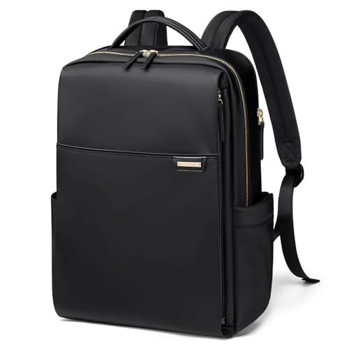 Laptop Backpack for Women, Work Business Traval Computer Backpacks with Laptop Compartment Waterproof Casual Daypack for Travel College,16Inch,Black - color: Black, size: 16 Inch