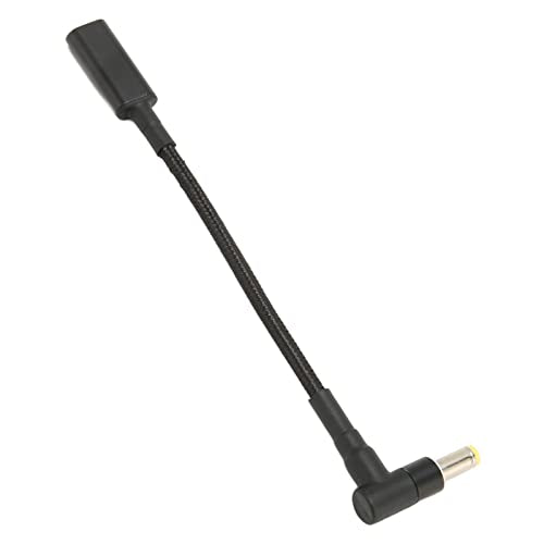 Naroote USB C to DC 5.5x2.5mm Adapter 100W Type C to 5.5x2.5mm DC Converter with PD E Chipset, Ideal for Laptop Charging Travel Portable