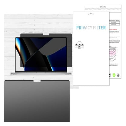 0.4mm Computer Monitor Privacy Shield, 13.3-16 Inch Magnetic Laptop Privacy Screen (Color : PET, Size : 13.3in/287x196mm) - size: 13.3in/287x196mm