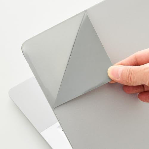 Laptop Skin Sticker Decal 15-15.6 Inches, Universal Reusable Vinyl Sticker for 12.1 13 13.3 14 15.4 Inches Netbook/Notebook PC, Waterproof & Scratch-Resistant (Light Gray) - color: Light Gray