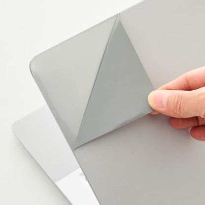 Laptop Skin Sticker Decal 15-15.6 Inches, Universal Reusable Vinyl Sticker for 12.1 13 13.3 14 15.4 Inches Netbook/Notebook PC, Waterproof & Scratch-Resistant (Light Gray) - color: Light Gray