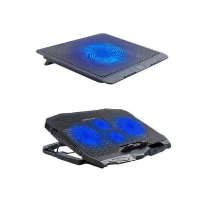 Gaming Laptop Fan Cooling Stand for 14-15.6inch Laptop Anti Slip Baffle(with 4 Fans) - color: With 4 Fans