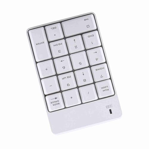 Numeric Keypad, 2.4GHz USB Numpad 18 Key Portable Wireless Number Pad for Laptop PC Computer Excel Data Entry