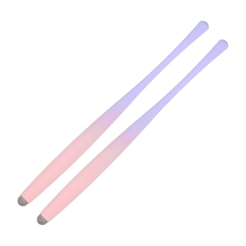 PATIKIL 2Pcs Slim Waist Stylus Pens for Touch Screen, High Sensitivity Universal Pen Capacitive Digital Pens Touchscreen Stylus for Phone Tablets Laptop Touch Screen, Pink/Purple - color: Pink/Purple