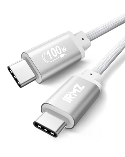 White USB C to USB C Cable 2ft for Car 100W C to C Cable Fast Charging, Short USBC Charger Cord for iPhone 17 16, for iPhone 17 Air, 16 Plus,16 Pro Max,16e - size: 2ft