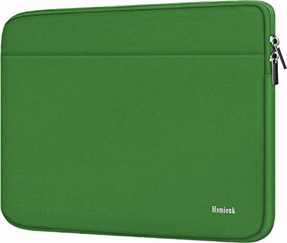 Laptop Sleeve 17 Inch, Shockproof Protective Notebook Case with Accessory Pocket, Briefcase Carrying Bag Compatible with 17-17.3 Inch Laptop, Computer, Notebook, Green - color: Green, size: 17 Inch