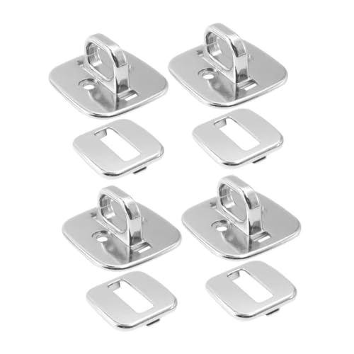 jojofuny 4pcs Computer Lock Security Anchor Base Desk Mount Lock Anchor for Laptops Tablets Stable