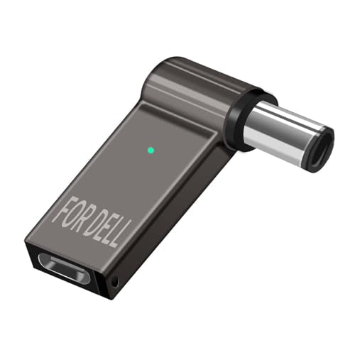 USB C to 7.4mm Laptop Charging Adapter Female Type C to Male DC 7.4 x 5.0mm Barrel Jack Plug Converter 100W PD Power Charger Connector Tips for 06TM1C Latitude Inspiron 14 14R 15 15R 5521 17 17R Dell - size: 7.4 x 5.0mm for Dell Large needle