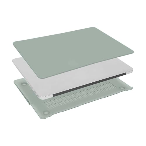 MOSISO Case Compatible with MacBook Air 13 inch A1369 A1466, Antique Green | Plastic Hard Shell & Keyboard Cover & Screen Protector Compatible with MacBook Air 13 (Older Version 2010 - end 2017) - color: Antique Green