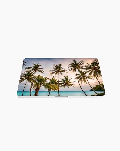 Laptop Skin Sticker Cover Decal Beach Designs - Universal Size - Fits All laptops up to a 16” Diagonal Size | Easy to Apply, Remove and Change Styles (Palm Trees) - style: Palm Trees