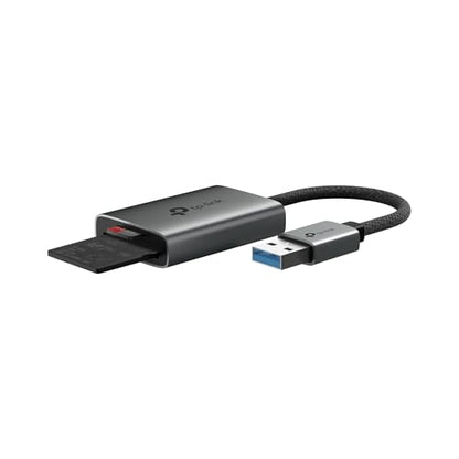 TP-Link SD Card Reader, High-Speed USB 3.0 to SD & microSD Card Reader, Aluminum Dual Slot Memory Card Reader for Laptop & More, Supports 2TB SD/SDHC/SDXC/microSD/microSDHC/microSDXC/TF Cards (UA430) - style: USB A