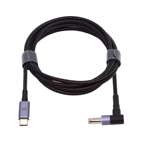 Type C USB-C Input to 20V DC 5.5 * 2.5mm Output Power 100W 135W 140W 65W PD Charge Cable for Laptop - style: 140W DC5.5X2.5MM
