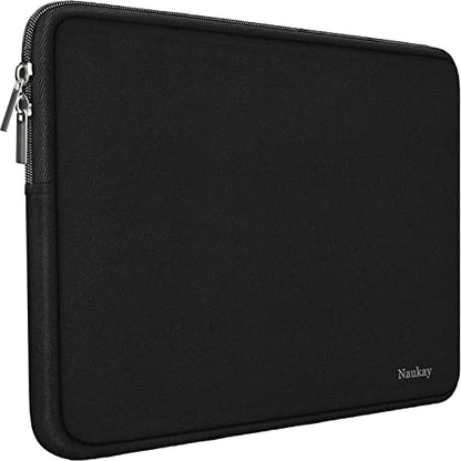 Laptop Sleeve Case 14 Inch, Resistant Neoprene Sleeve/Computer Pocket Case | Laptop Sleeve, Computer Cover/Tablet Briefcase Carrying Bag Compatible Asus/Dell/Fujitsu/HP/Sony/Toshiba/Acer- (Black) - color: Black, size: 14 inch