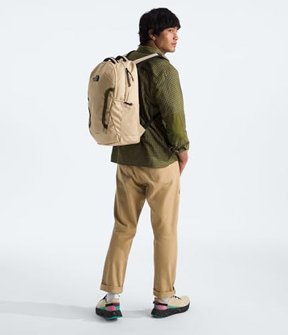 The North Face Vault Everyday Laptop Backpack, Khaki Stone/Blk, One Size | Commuter Travel Bag, Water-Repellent Finish, Spacious Compartment - color: Khaki Stone/Tnf Black