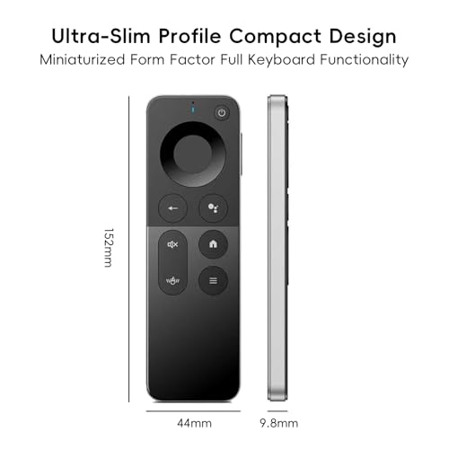 Bluetooth Air Mouse Remote Keyboard, 2.4G Wireless Keyboard Combo | Plug & Play • Handheld Remote Control • ndroid TV Box, PC, HTPC, Smart TV, Projector